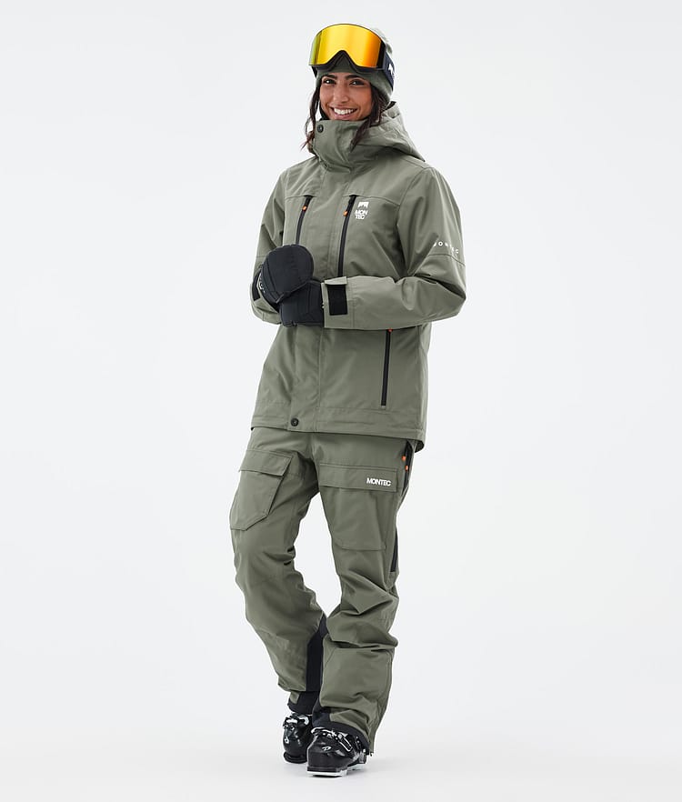 Montec Fawk W Skijakke Dame Greenish, Bilde 2 av 9