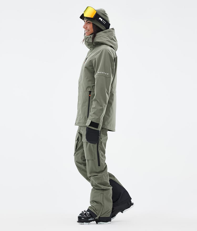 Montec Fawk W Skijakke Dame Greenish, Bilde 3 av 9