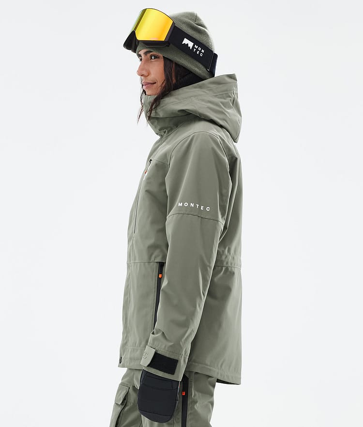 Montec Fawk W Snowboardjakke Dame Greenish Renewed, Bilde 5 av 9