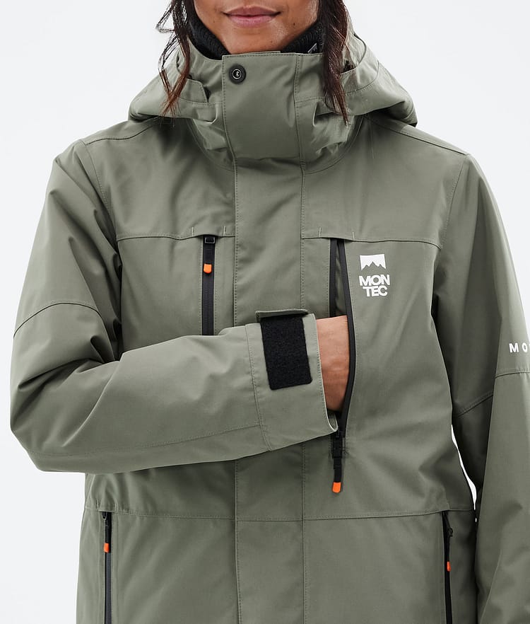 Montec Fawk W Snowboardjakke Dame Greenish Renewed, Bilde 8 av 9