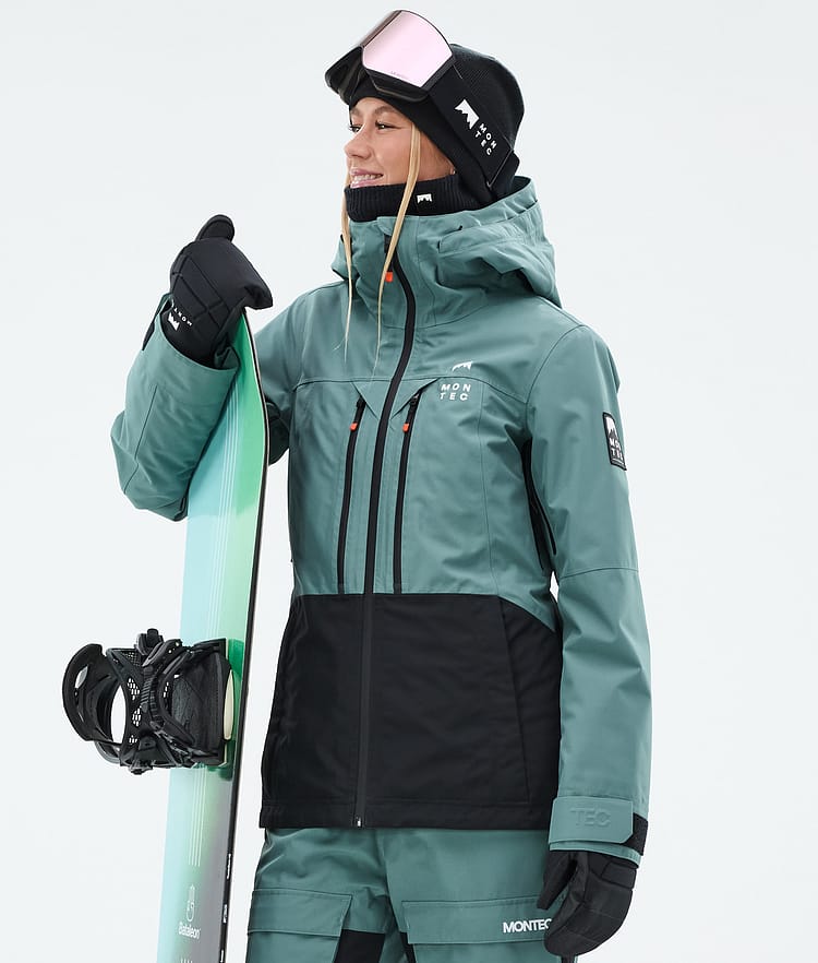 Montec Moss W Snowboardjakke Dame Atlantic/Black Renewed, Bilde 1 av 10