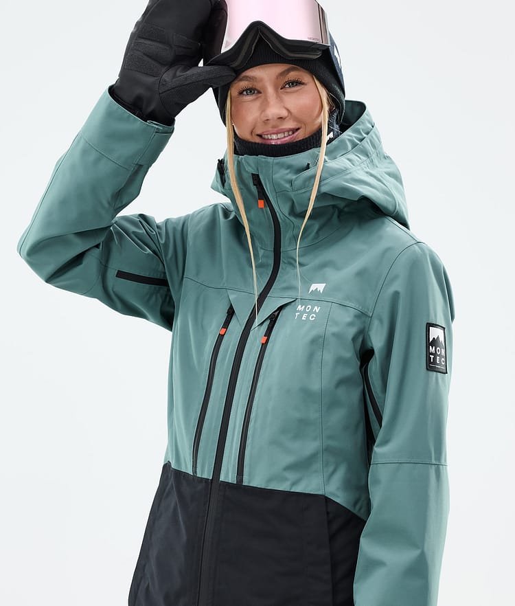 Montec Moss W Snowboardjakke Dame Atlantic/Black Renewed, Bilde 2 av 10