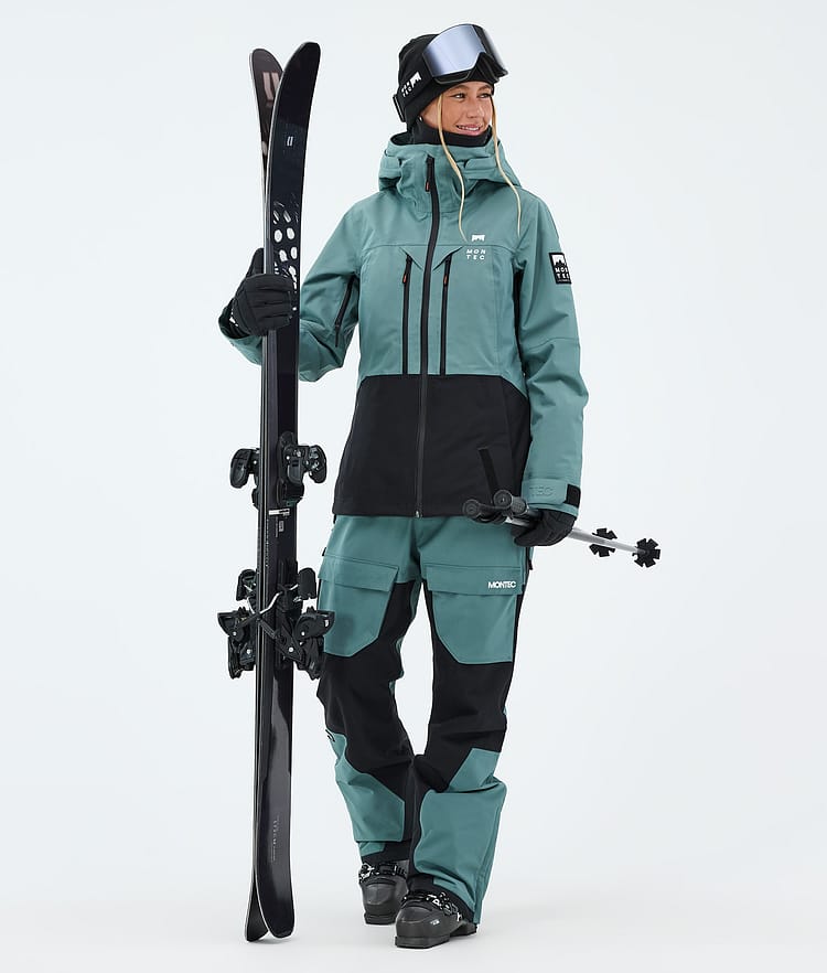 Montec Moss W Skijakke Dame Atlantic/Black, Bilde 2 av 9