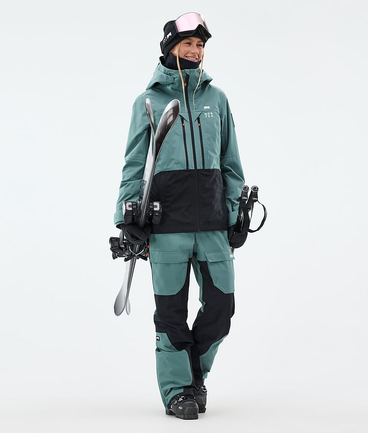 Montec Moss W Skijakke Dame Atlantic/Black, Bilde 3 av 10
