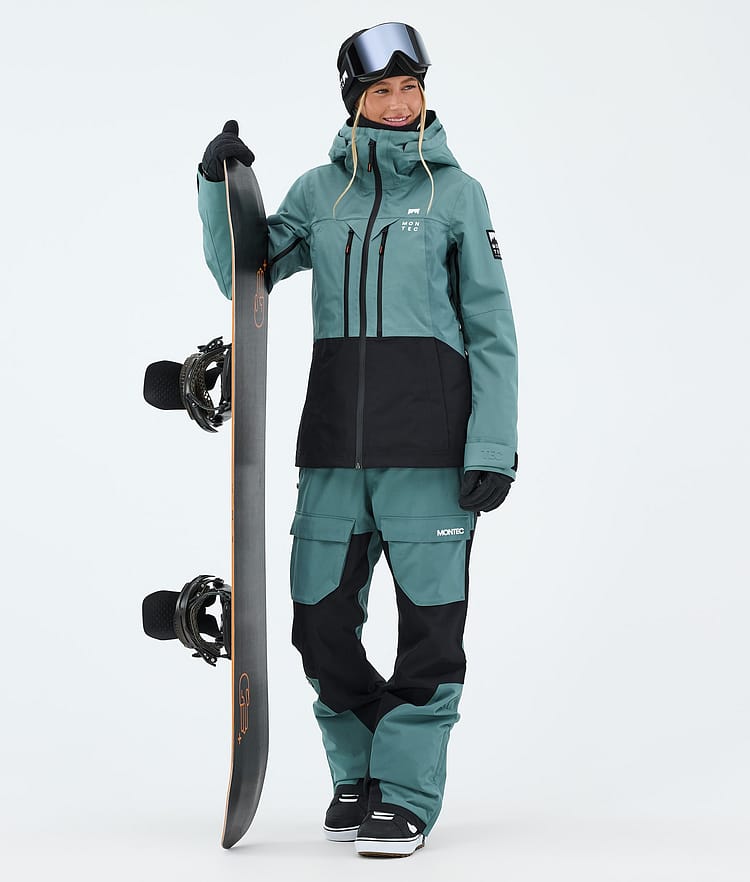 Montec Moss W Snowboardjakke Dame Atlantic/Black, Image 2 of 9