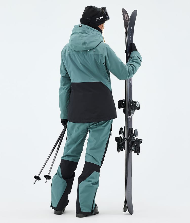 Montec Moss W Skijakke Dame Atlantic/Black, Bilde 3 av 9