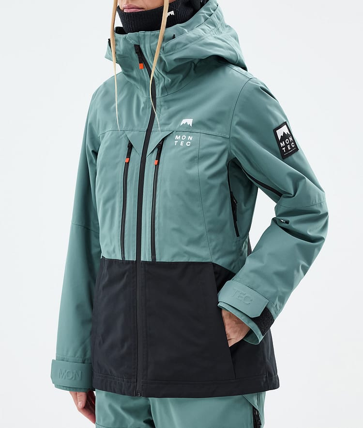 Montec Moss W Snowboardjakke Dame Atlantic/Black Renewed, Bilde 8 av 10