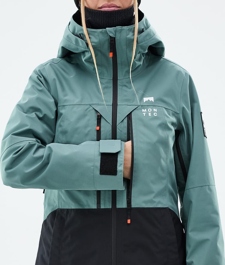 Montec Moss W Snowboardjakke Dame Atlantic/Black Renewed, Bilde 9 av 10