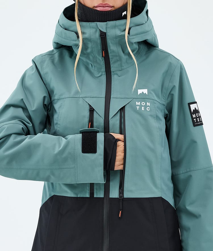 Montec Moss W Snowboardjakke Dame Atlantic/Black, Image 8 of 9