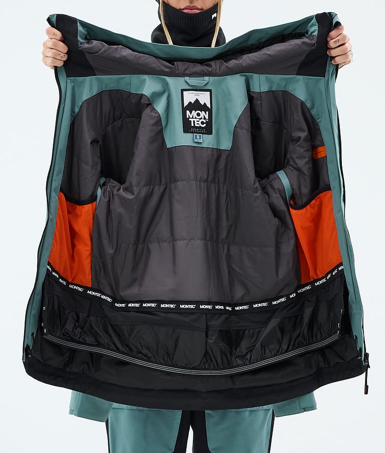 Montec Moss W Snowboardjakke Dame Atlantic/Black, Image 9 of 9