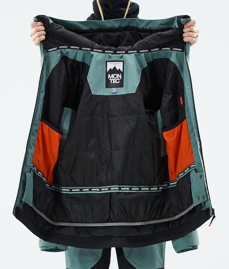 Montec Moss W Snowboardjakke Dame Atlantic/Black Renewed, Bilde 10 av 10