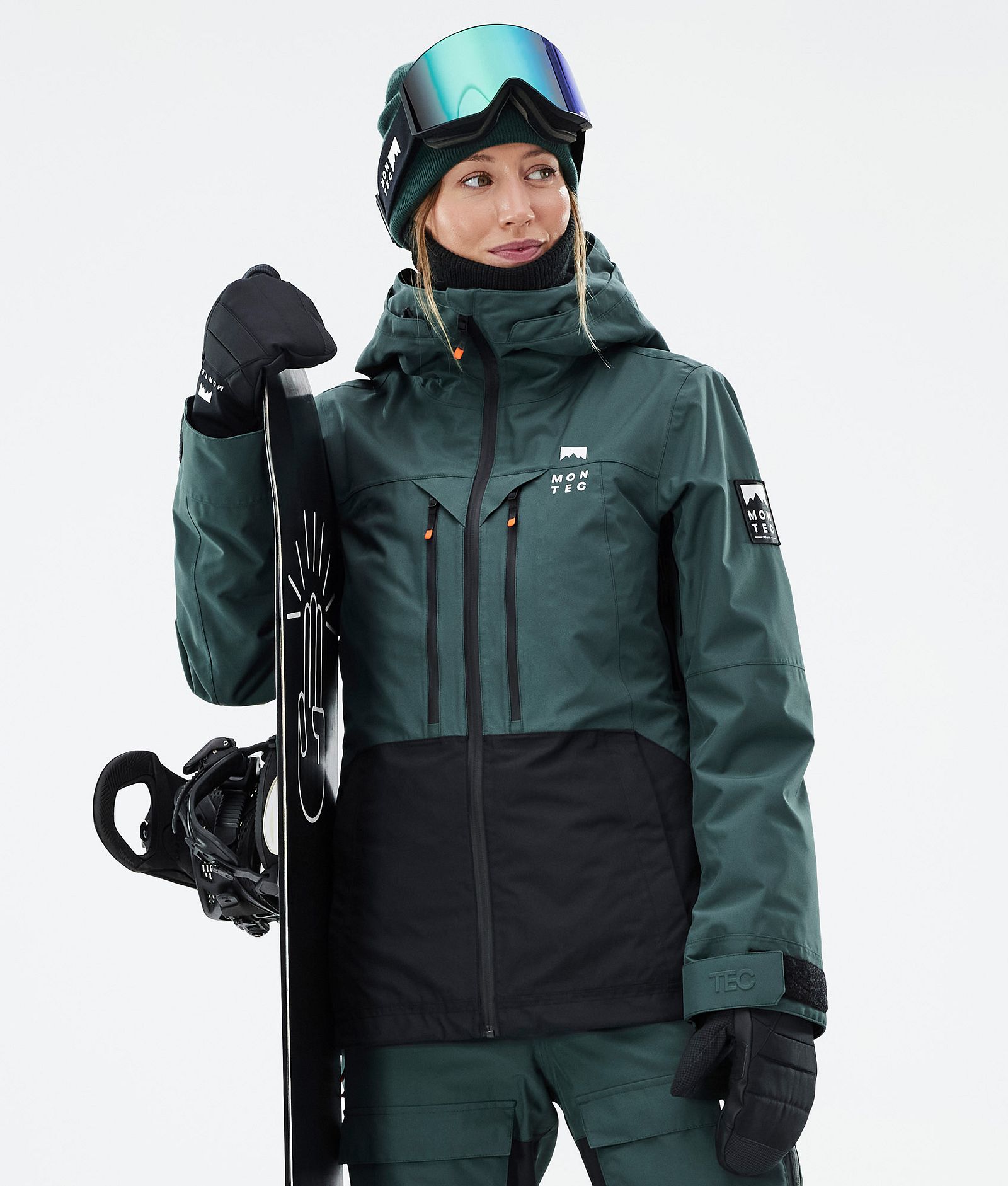 Montec Moss W Snowboardjakke Dame Dark Atlantic/Black Renewed, Bilde 1 av 10