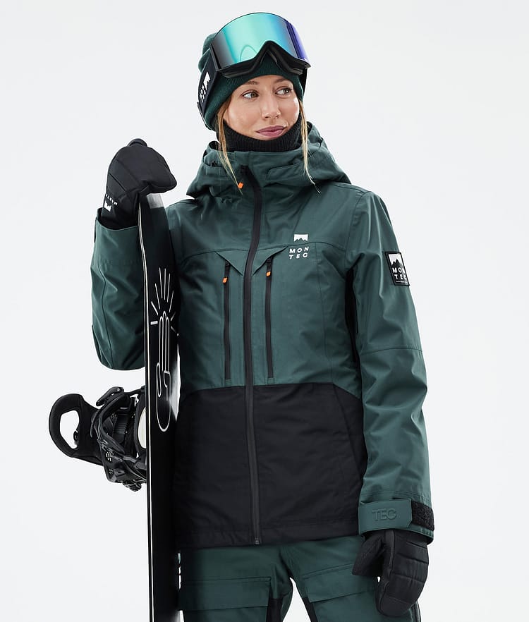 Montec Moss W Snowboardjakke Dame Dark Atlantic/Black