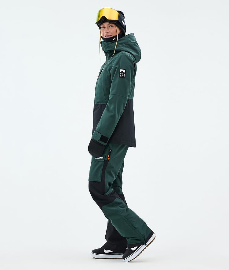 Montec Moss W Snowboardjakke Dame Dark Atlantic/Black Renewed, Bilde 4 av 10