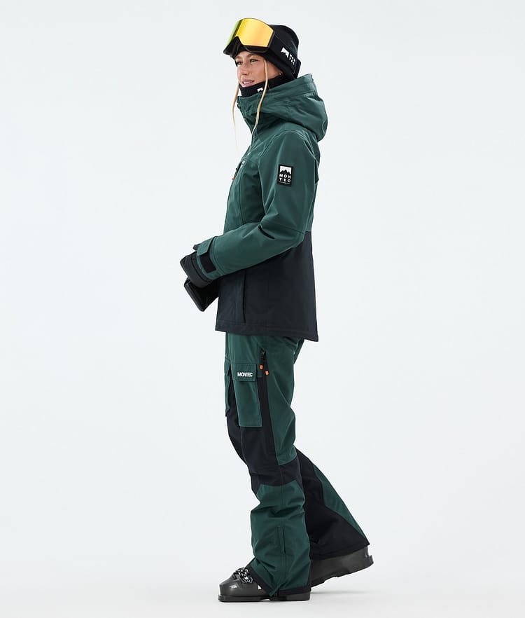 Montec Moss W Skijakke Dame Dark Atlantic/Black, Bilde 4 av 10