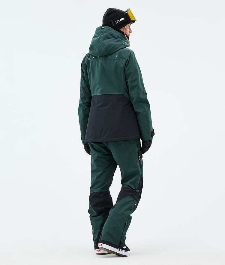 Montec Moss W Snowboardjakke Dame Dark Atlantic/Black Renewed, Bilde 5 av 10