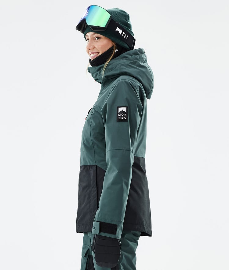 Montec Moss W Snowboardjakke Dame Dark Atlantic/Black Renewed, Bilde 6 av 10