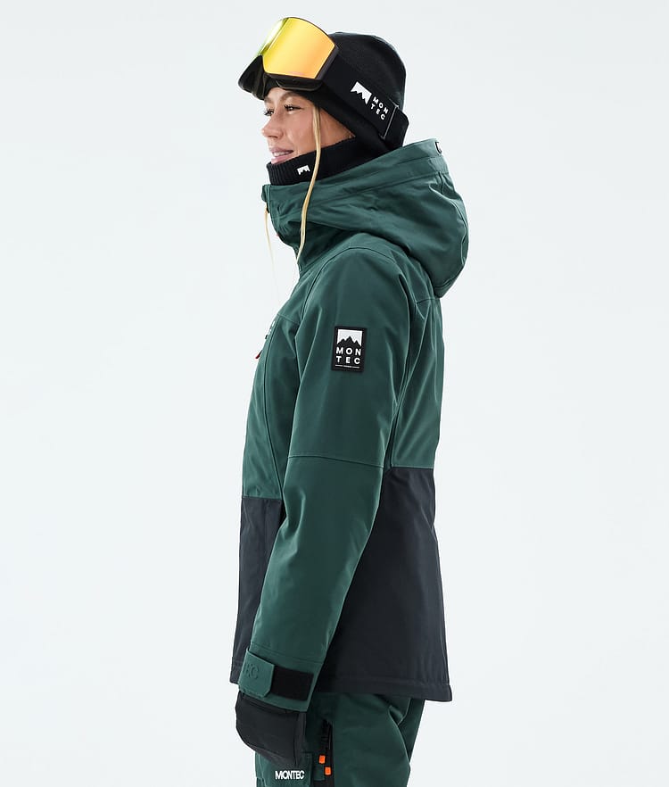 Montec Moss W Snowboardjakke Dame Dark Atlantic/Black Renewed, Bilde 6 av 10