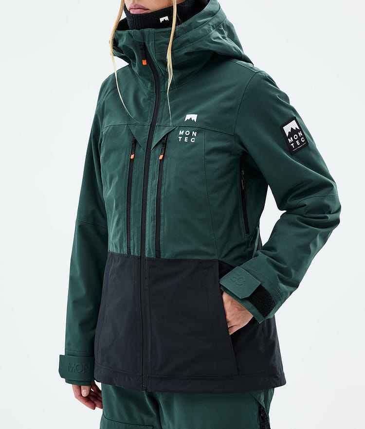 Montec Moss W Snowboardjakke Dame Dark Atlantic/Black Renewed, Bilde 8 av 10