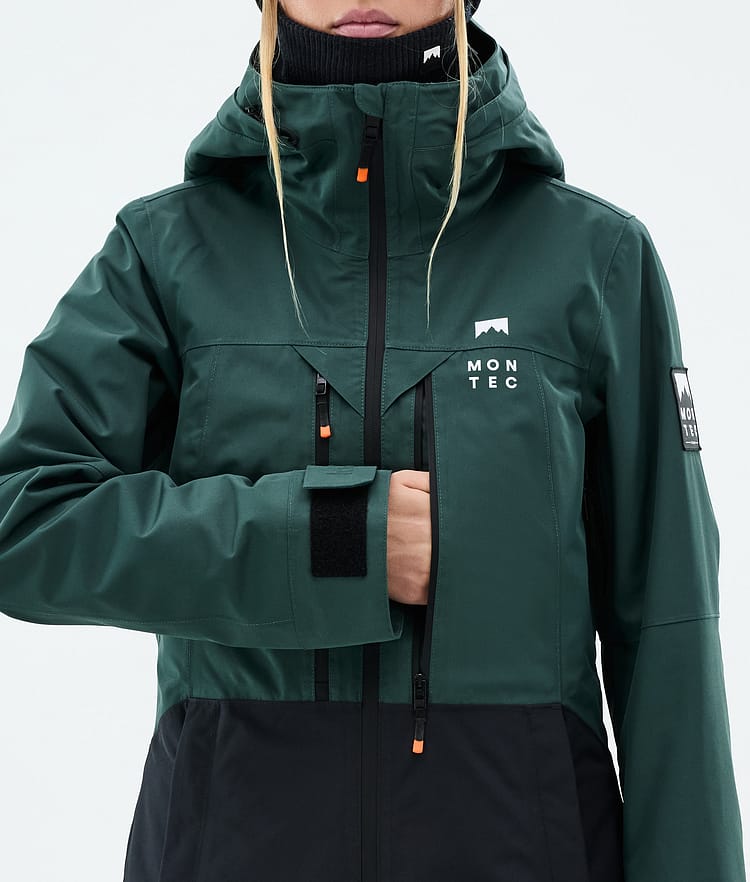 Montec Moss W Snowboardjakke Dame Dark Atlantic/Black Renewed, Bilde 9 av 10