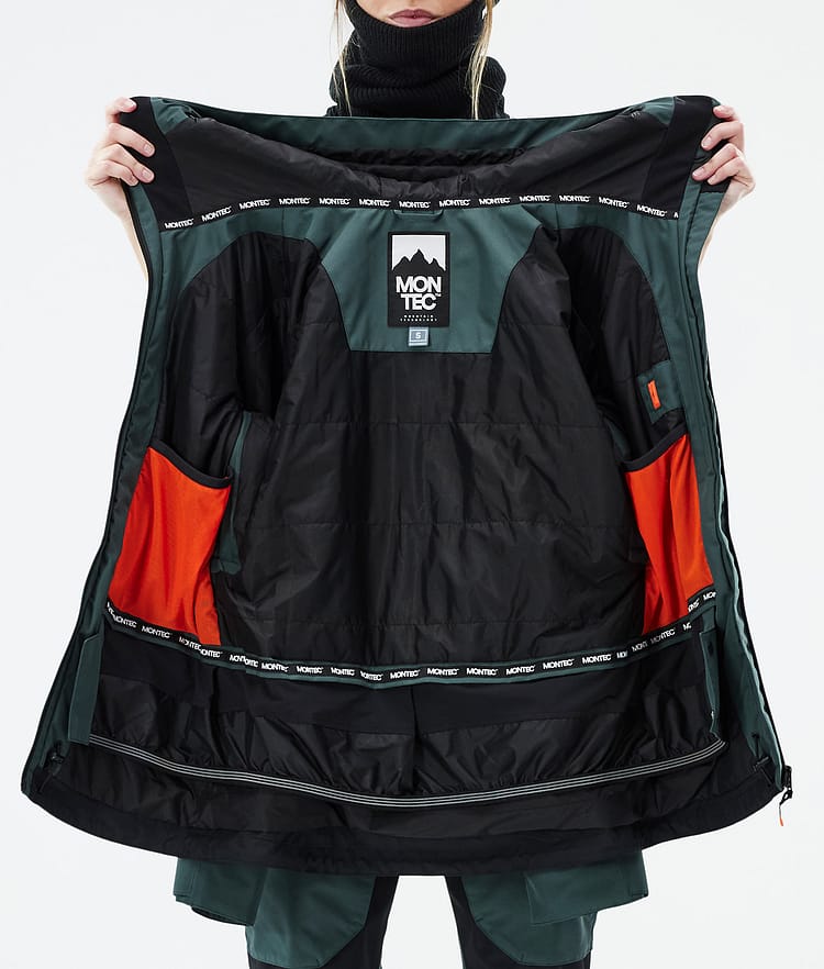 Montec Moss W Snowboardjakke Dame Dark Atlantic/Black