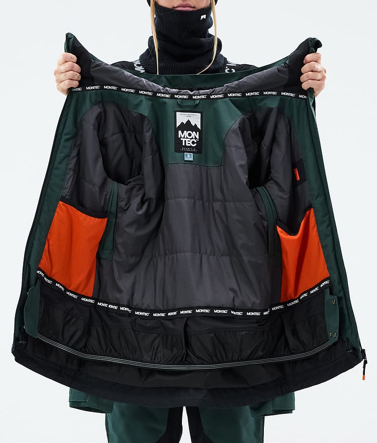 Montec Moss W Snowboardjakke Dame Dark Atlantic/Black Renewed, Bilde 10 av 10