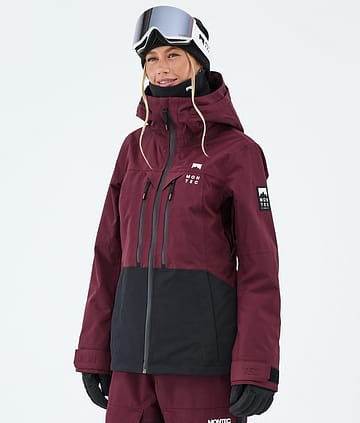 Montec Moss W Snowboardjakke Burgundy/Black