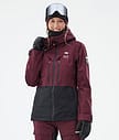 Montec Moss W Snowboardjakke Dame Burgundy/Black