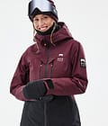 Montec Moss W Snowboardjakke Dame Burgundy/Black Renewed, Bilde 2 av 10