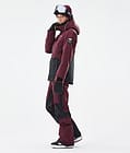 Montec Moss W Snowboardjakke Dame Burgundy/Black Renewed, Bilde 4 av 10