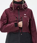 Montec Moss W Snowboardjakke Dame Burgundy/Black Renewed, Bilde 9 av 10