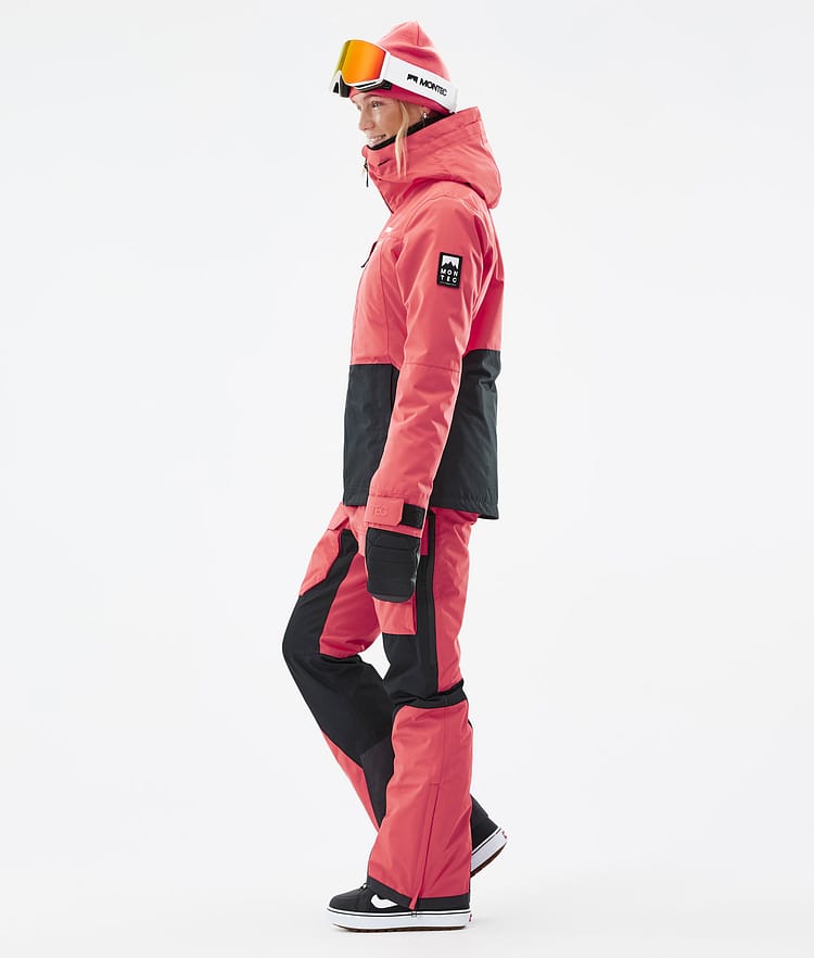 Montec Moss W Snowboardjakke Dame Coral/Black