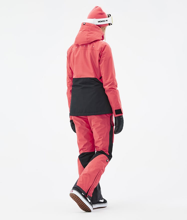 Montec Moss W Snowboardjakke Dame Coral/Black Renewed, Bilde 6 av 11