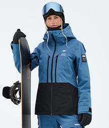Montec Moss W Snowboardjakke Dame Blue Steel/Black