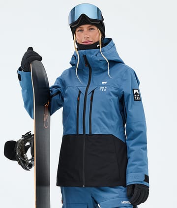 Montec Moss W Snowboardjakke Blue Steel/Black