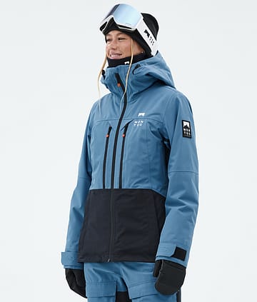 Montec Moss W Snowboardjakke Dame Blue Steel/Black Renewed