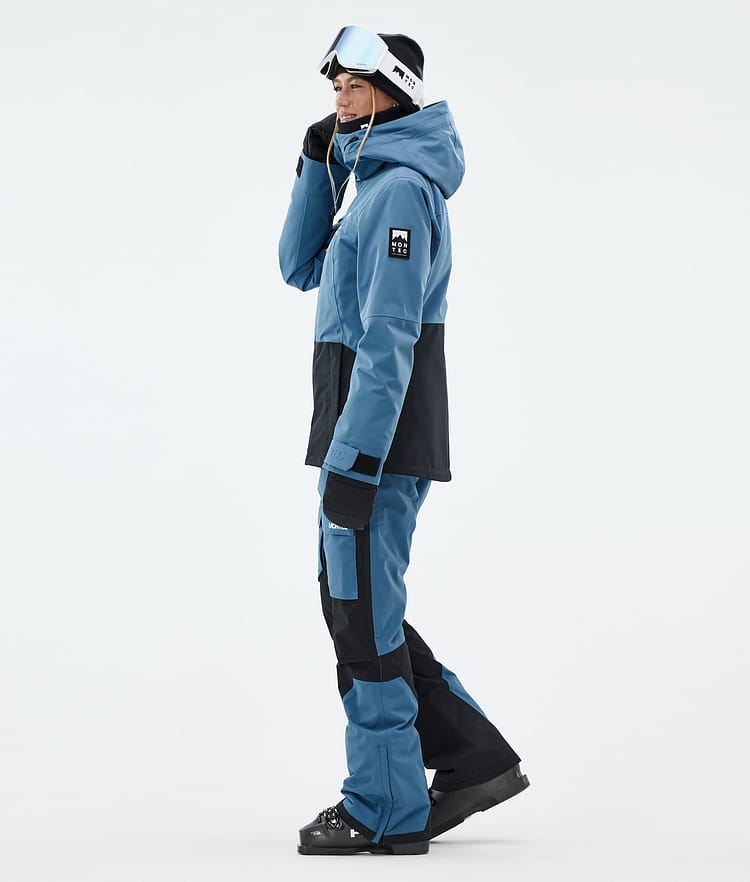 Montec Moss W Skijakke Dame Blue Steel/Black, Bilde 4 av 10