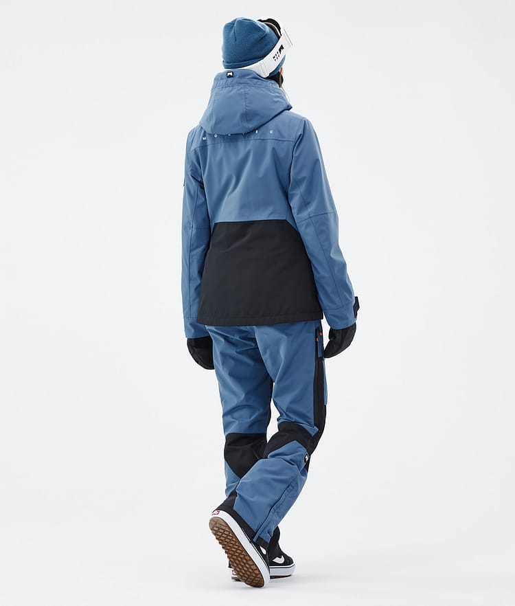 Montec Moss W Snowboardjakke Dame Blue Steel/Black Renewed, Bilde 5 av 10