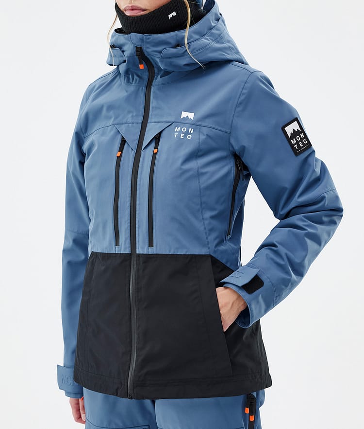 Montec Moss W Snowboardjakke Dame Blue Steel/Black