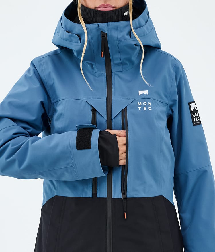 Montec Moss W Skijakke Dame Blue Steel/Black, Bilde 8 av 9
