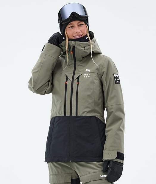 Montec Moss W Skijakke Dame Greenish/Black