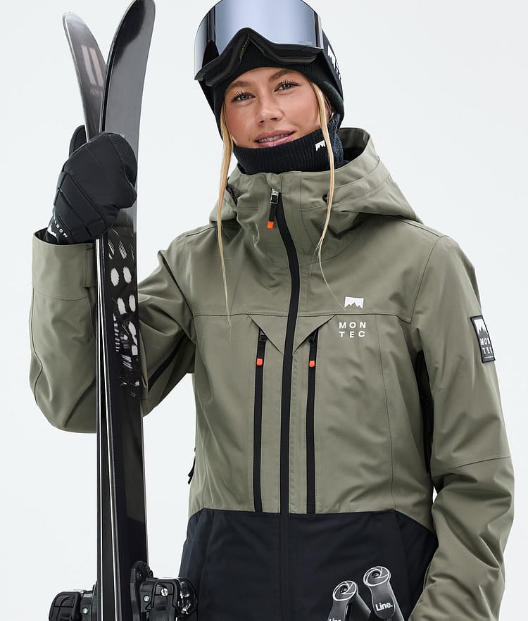 Montec Moss W Skijakke Dame Greenish/Black, Bilde 2 av 10