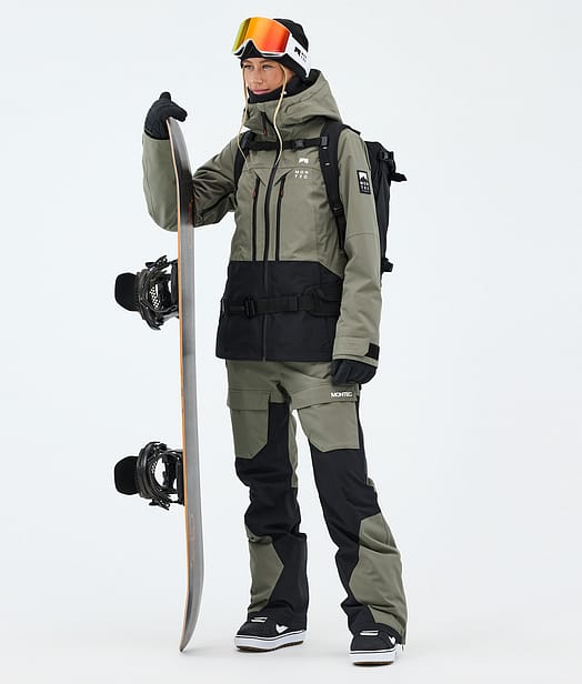 Montec Moss W Snowboardoutfit Greenish/Black