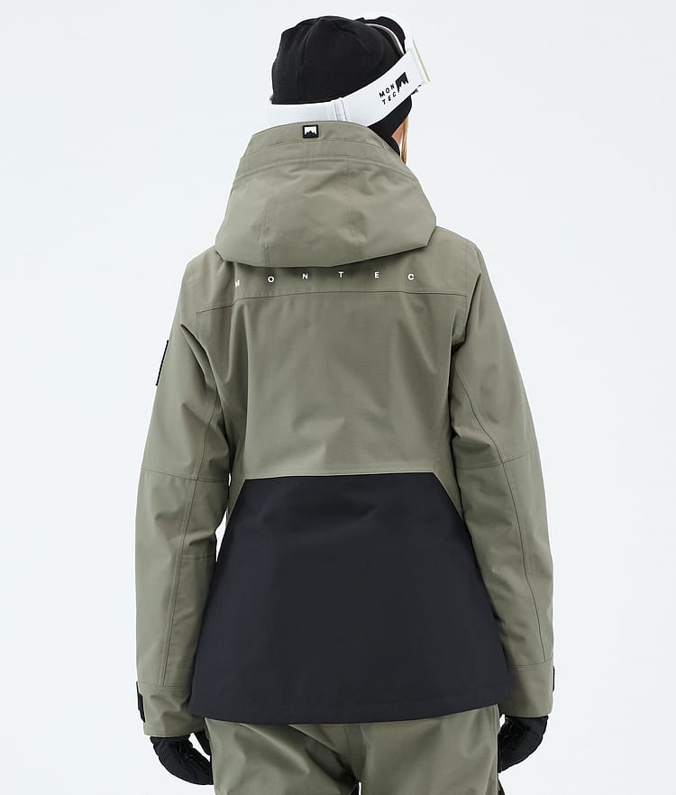 Montec Moss W Skijakke Dame Greenish/Black, Bilde 6 av 9