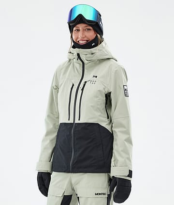 Montec Moss W Snowboardjakke Soft Green/Black