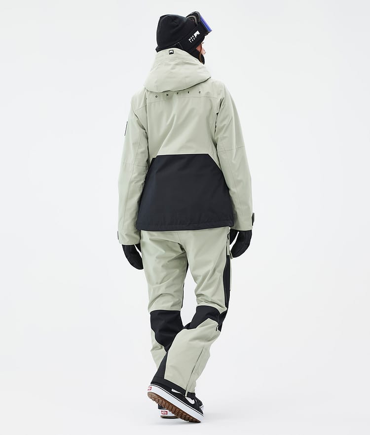 Montec Moss W Snowboardjakke Dame Soft Green/Black