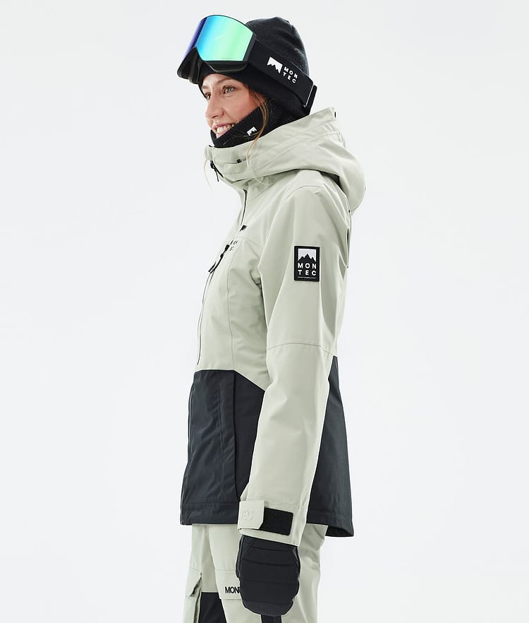 Montec Moss W Snowboardjakke Dame Soft Green/Black