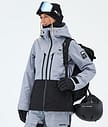 Montec Moss W Skijakke Dame Soft Blue/Black