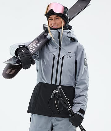 Montec Moss W Skijakke Dame Soft Blue/Black