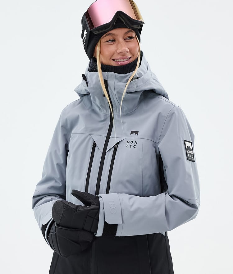 Montec Moss W Snowboardjakke Dame Soft Blue/Black, Bilde 2 av 10